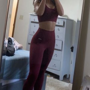 AYBL Red Leggings size small